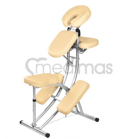 Krzesło do masażu aluminiowe - składane Delta
