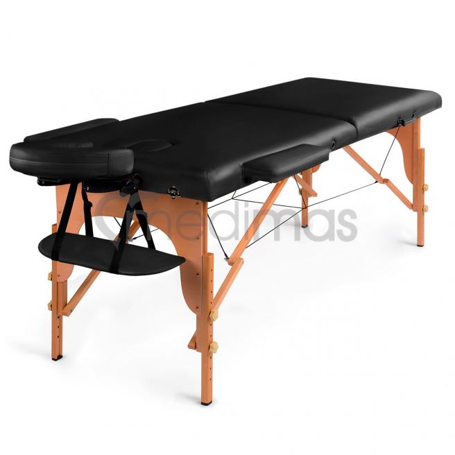 Stół do masażu składany - drewniany 2 sekcje Prosport2